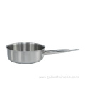 Stainless steel pot single handle cookware with lid